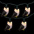 Owl Indoor Outdoor Patio Light Set - 6'  - Green Wire - 10ct