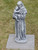 25" Cedar Finished St Anthony Outdoor Statue - Timeless Ephemeral Beauty