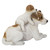 10.75" Baby Jack Russell with Mother Dog Outdoor Garden Statue