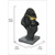 19" Gorilla Head with Eye Glasses Outdoor Garden Statue