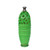 Contemporary Outdoor Patio Vase: 15" Lime Green & Gray, Cutout Design, Stylish Accent