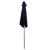 7.5ft Outdoor Patio Market Umbrella with Hand Crank, Navy Blue