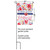 Praise God Double Applique Floral Outdoor Garden Flag - 18" x 13"
