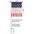 Patriotic "There is no Greater Love" Embroidered Outdoor Garden Flag - 18" x 13"