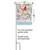 Sublimated Welcome Birds and Butterflies Floral Outdoor Garden Flag - 18" x 13"
