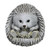 7.5" Gray and White Outdoor Hedgehog in Rain Boots Garden Statue