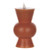 LED Tapered Flameless Candles with Remote - 5.5" - Orange - Set of 2
