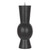 LED Flameless Abstract Tapered Candles with Remote - 10.25" - Black - Set of 2