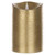 LED Flameless Pillar Candles with Remote - 5.5" - Gold - Set of 2