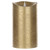 LED Flameless Pillar Candles with Remote - 7.5" - Gold - Set of 2