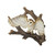 21.25" Flying Barn Owl Outdoor Wall Hanging Garden Statue