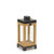 Wooden Box Candle Lanterns with Stand - 17" - Set of 2