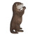 7.5" Praying Otter Outdoor Garden Statue