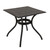 32" Charcoal Black Outdoor Dining Table