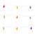 10-Count Battery Operated LED Mini Christmas Lights - 10.5 ft