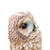 12.25" Owl on Stump Outdoor Garden Statue