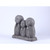 17.5" Lucky Japanese Jizo Family Praying Outdoor Garden Statue