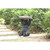 20" Sitting Bear Plant Stand Outdoor Garden Statue
