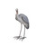 21" Standing Heron Outdoor Garden Statue