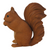 10" Eating Squirrel Garden Outdoor Statue