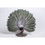 22.50" Peacock with Feathers Out Outdoor Garden Statue