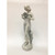 23.25" Girl with Flowers Outdoor Garden Statue