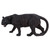 31.25" Cautious Panther Stalking Outdoor Garden Statue