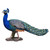 32" Peacock Tail Folded Outdoor Garden Statue