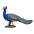 32" Peacock Tail Folded Outdoor Garden Statue