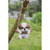 5.5" Hanging Shih Tzu Puppy Outdoor Garden Statue