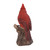 6.5" Motion Activated Singing Cardinal Standing on Stump Outdoor Garden Statue