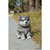 6.5" Sitting Malamute Puppy Outdoor Garden Statue