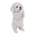 8.5" Playing Poodle Puppy Outdoor Garden Statue