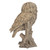 8.25" Trumpet Owl Driftwood Look Outdoor Garden Statue