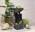 35.5" LED Lighted Waterfall Outdoor Garden Fountain