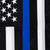 Law Enforcement Blue Line Embroidered Patriotic Outdoor Garden Flag 18" x 12.5"