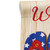 Sandy Beach "Welcome" Patriotic Outdoor Garden Flag - 18" x 12.5"