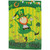 Dancing Leprechaun "Happy St. Patty's" Outdoor Garden Flag 18" x 12.5"