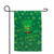 Leprechaun Hat "Happy St. Patrick's Day" Shamrocks Outdoor Garden Flag 18" x 12.5"