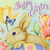 Bunny and Butterflies "Happy Easter" Outdoor Garden Flag - 18" x 12.5"