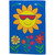 Smiling Sun Floral Outdoor Garden Flag 18" x 12.5"