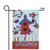 Patriotic Birds and Birdhouse "Welcome" Outdoor Garden Flag - 18" x 12.5"