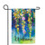 Watercolor Floral "Welcome" Outdoor Garden Flag 18" x 12.5"
