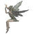 Set of 2 Fairy of the West Wind Sitting Outdoor Garden Statues 19"