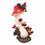 18" Mushroom Madness Tower with Gnome Outdoor Garden Statue