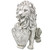 17" Rocca Lion Sentinel Right Paw Up Outdoor Garden Statue