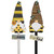 Bee Gnomes Wooden Garden Stakes - 24" - Set of 2