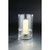 12" Clear Solid Cylindrical Translucent Glass Candle Holder