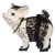 7" Madame Lace and Lard Pig Outdoor Garden Statue