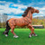 25.5" Unbridled Running Wild Mustang Horse Outdoor Garden Statue